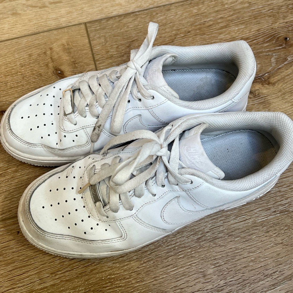 Nike White Low Top Air Force Ones